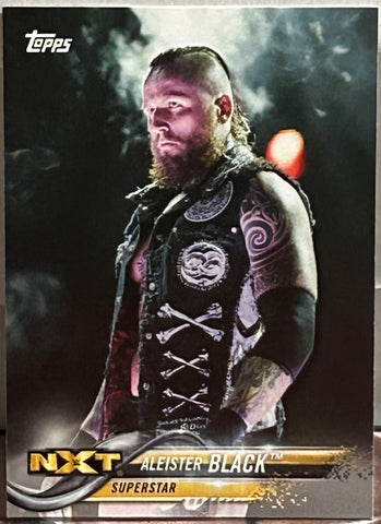 Aleister Black 2018 NXT WWE Topps ROOKIE Card