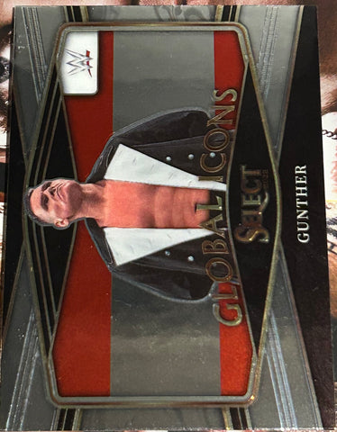Gunther 2022 WWE Panini Select “Global Icons” Insert Card