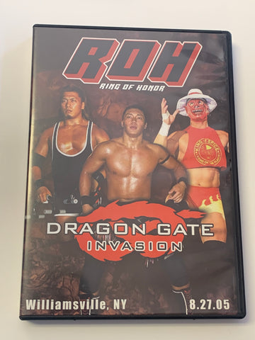 ROH Ring of Honor DVD “Dragon Gate Invasion” 8/27/05 Styles Samoa Joe Homicide