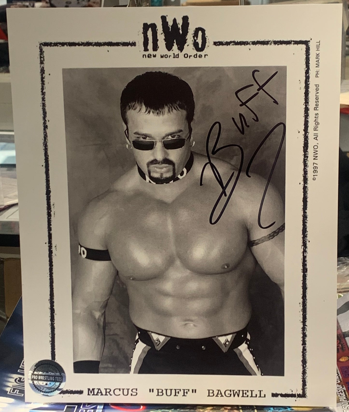 Buff Bagwell Signed 8x10 Color Photo (Pro Wrestling Tee’s Authenticated)