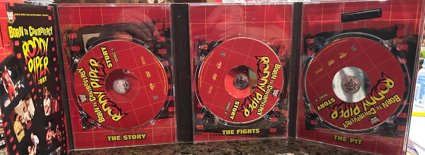 * “Born To Controversy, The Roddy Piper Story” WWE DVD (3-Disc Set)