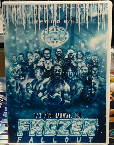 PWS Pro Wrestling Syndicate DVD “Frozen Fallout” 1/31/2015 (Brian Myers, Amazing Red, Sabu, John Morrison & so much more)