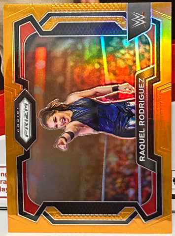 Raquel Rodruigez 2024 WWE Panini Prizm ORANGE REFRACTOR #32/99