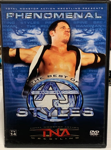 TNA DVD “The Best of AJ Styles in TNA” 2- Disc Set (Lynn, Lowki, Red, Jarrett & so much more)!!!