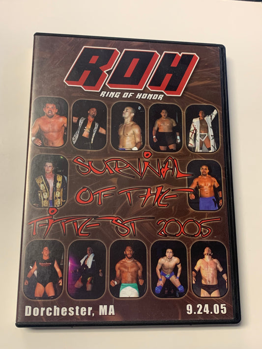 ROH Ring of Honor DVD “Survival of The Fittest 2005” 9/24/05 Samoa Joe Aries