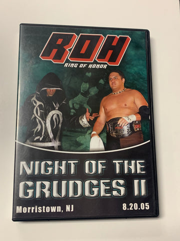 ROH Ring of Honor DVD “Night of The Grudges 2” 8/20/05 Samoa Joe Daniels homicide