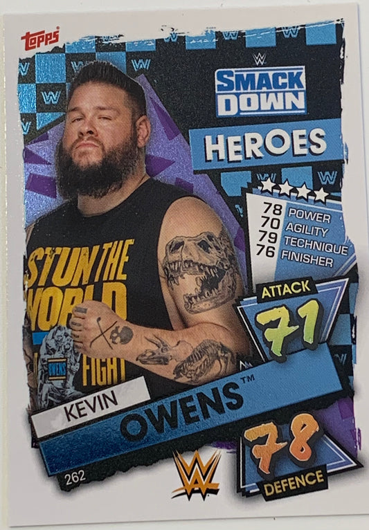 Kevin Owens 2021 WWE Topps Slam Attax Card