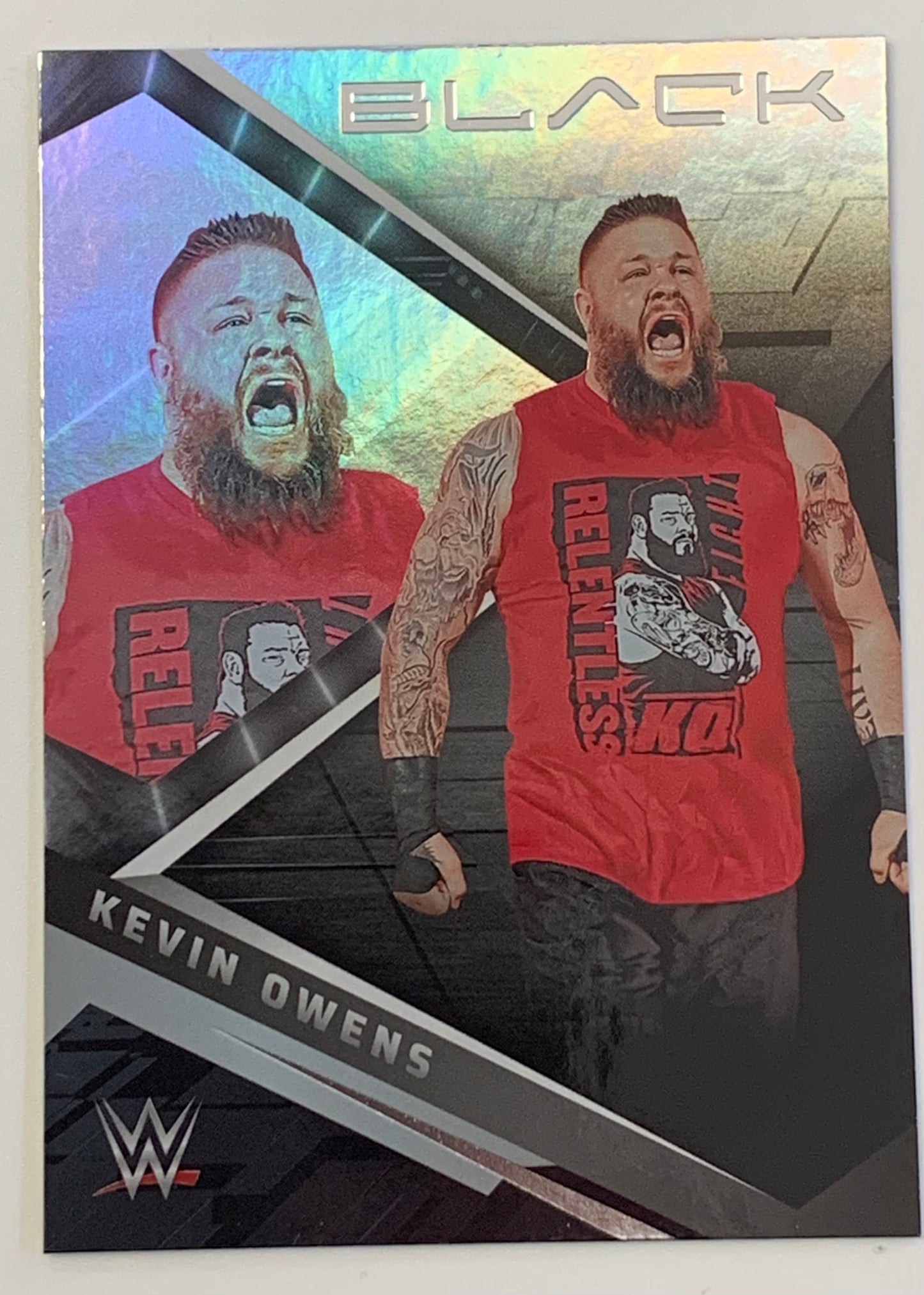Kevin Owens 2022 WWE Panini Chronicles Black Card
