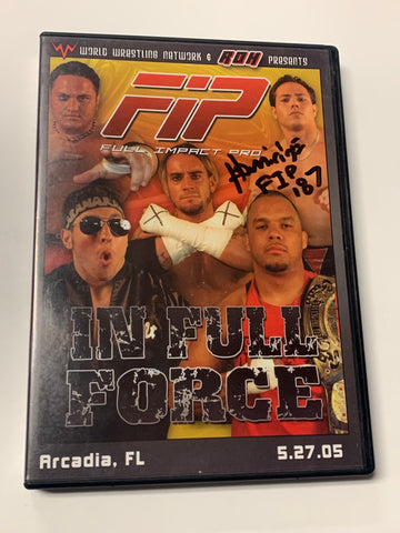 FIL Full Impact Pro DVD “In Full Force” Signed by Homicide