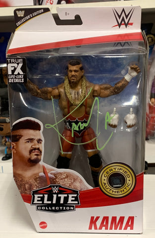 KAMA Signed WWE Mattel “Collector’s Edition” Action Figure (Comes w/COA)!!!