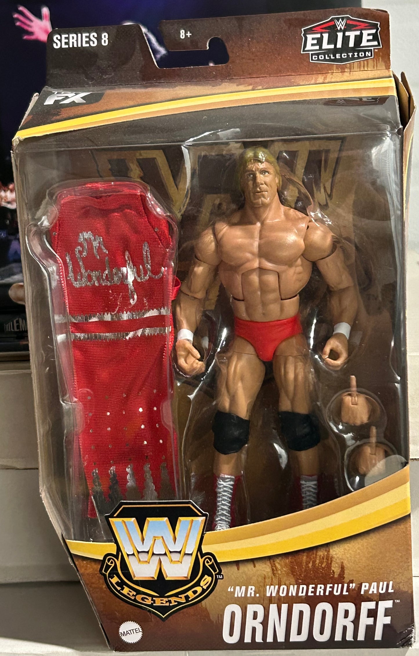 “Mr Wonderful” Paul Orndorff WWE Mattel Legends Elite Series 8 Action Figure (Sealed, Never Opened)