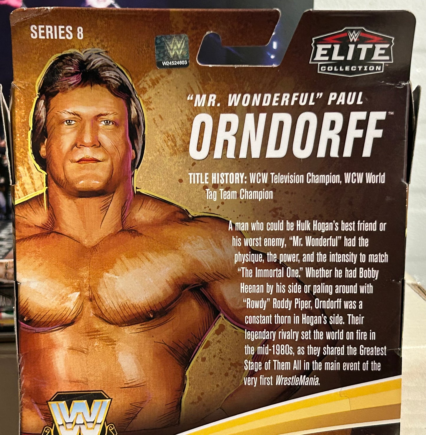 “Mr Wonderful” Paul Orndorff WWE Mattel Legends Elite Series 8 Action Figure (Sealed, Never Opened)