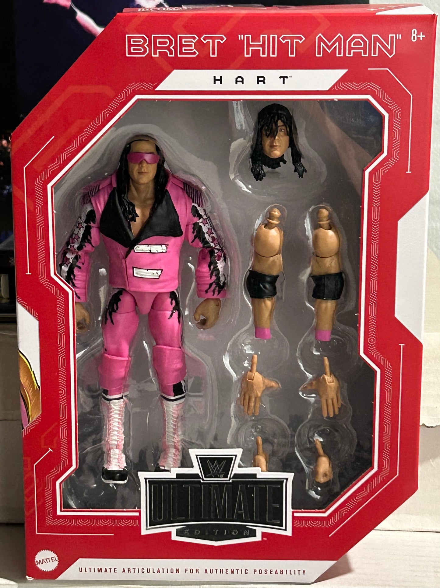 Bret “The Hitman” Hart WWE Mattel Exclusive Ultimate Edition Elite Action Figure