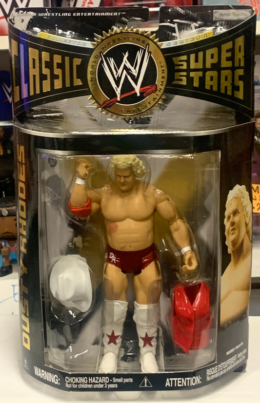 Dusty Rhodes WWF WWE Jakks Classic Superstars Action Figure