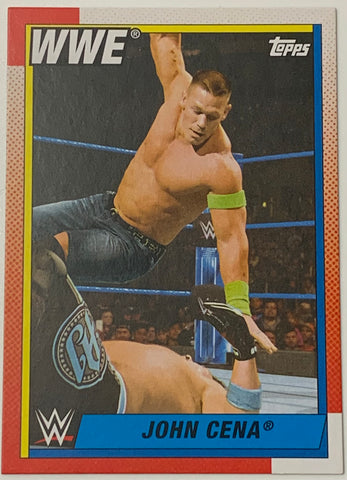 John Cena 2021 WWE Topps Heritage Card