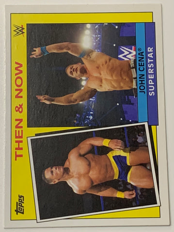 John Cena 2015 WWE Topps Heritage “Then & Now” Insert Card