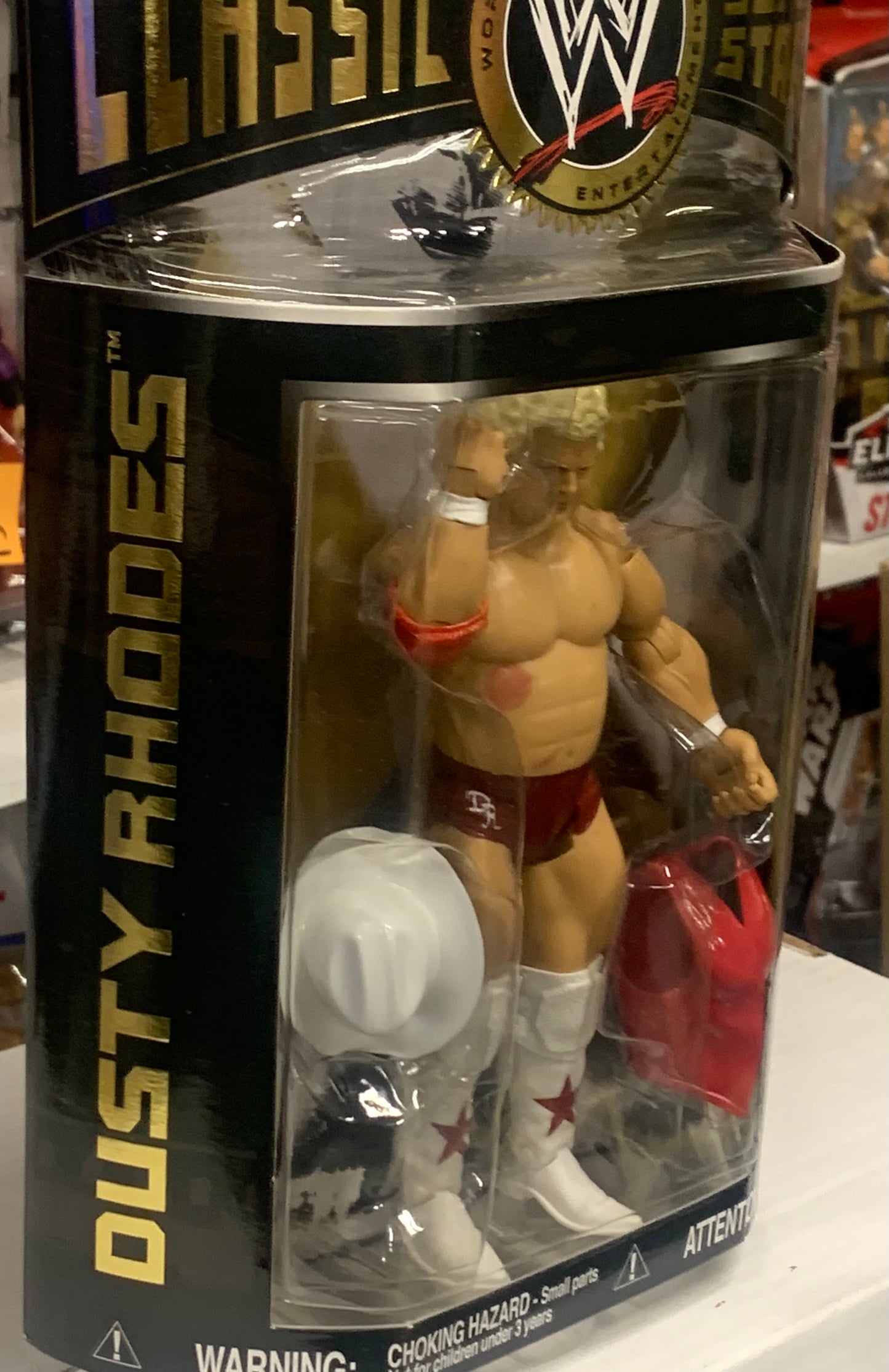Dusty Rhodes WWF WWE Jakks Classic Superstars Action Figure