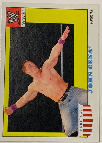 John Cena 2008 WWE Topps Heritage Card