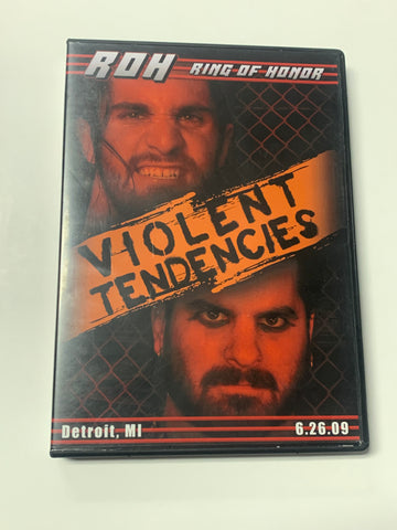 ROH Ring of Honor DVD “Violent Tendencies” 6/25/09 Tyler Black Callihan Wolves