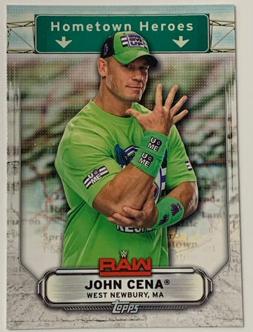 John Cena 2019 WWE Topps “Hometown Heries” Insert Card