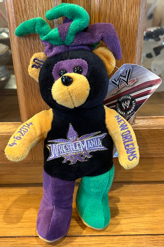 WWE Wrestlemania 30 Collectible Bear with Tag