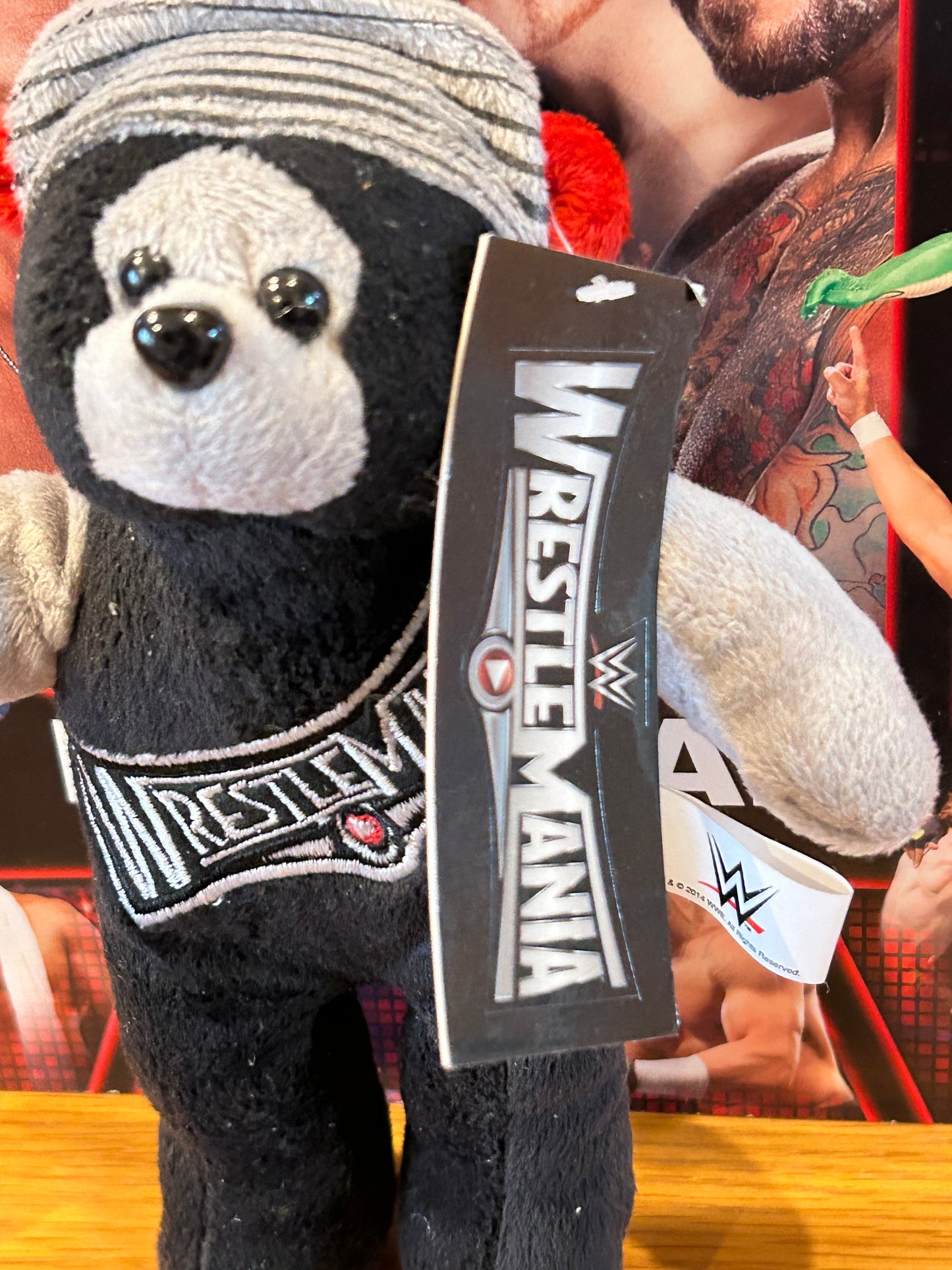 WWE Wrestlemania 31 Collectible Bear with Tag