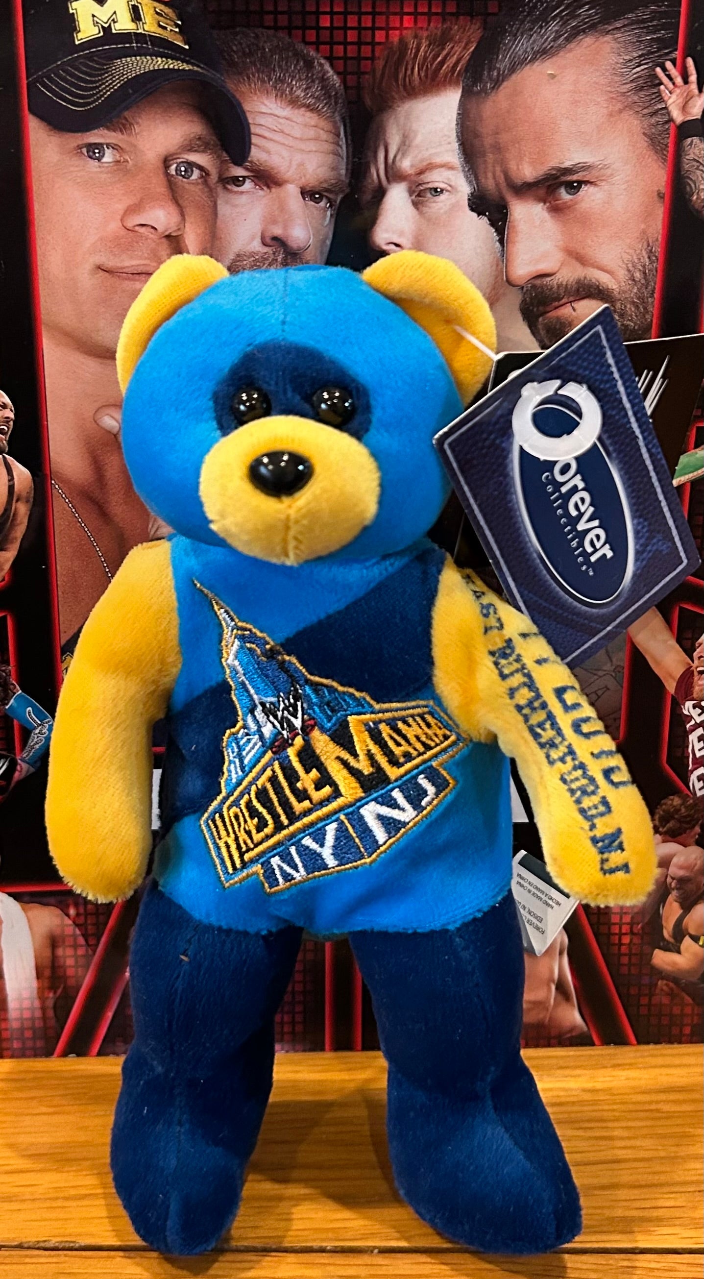 WWE Wrestlemania 29 Collectible Bear with Tag