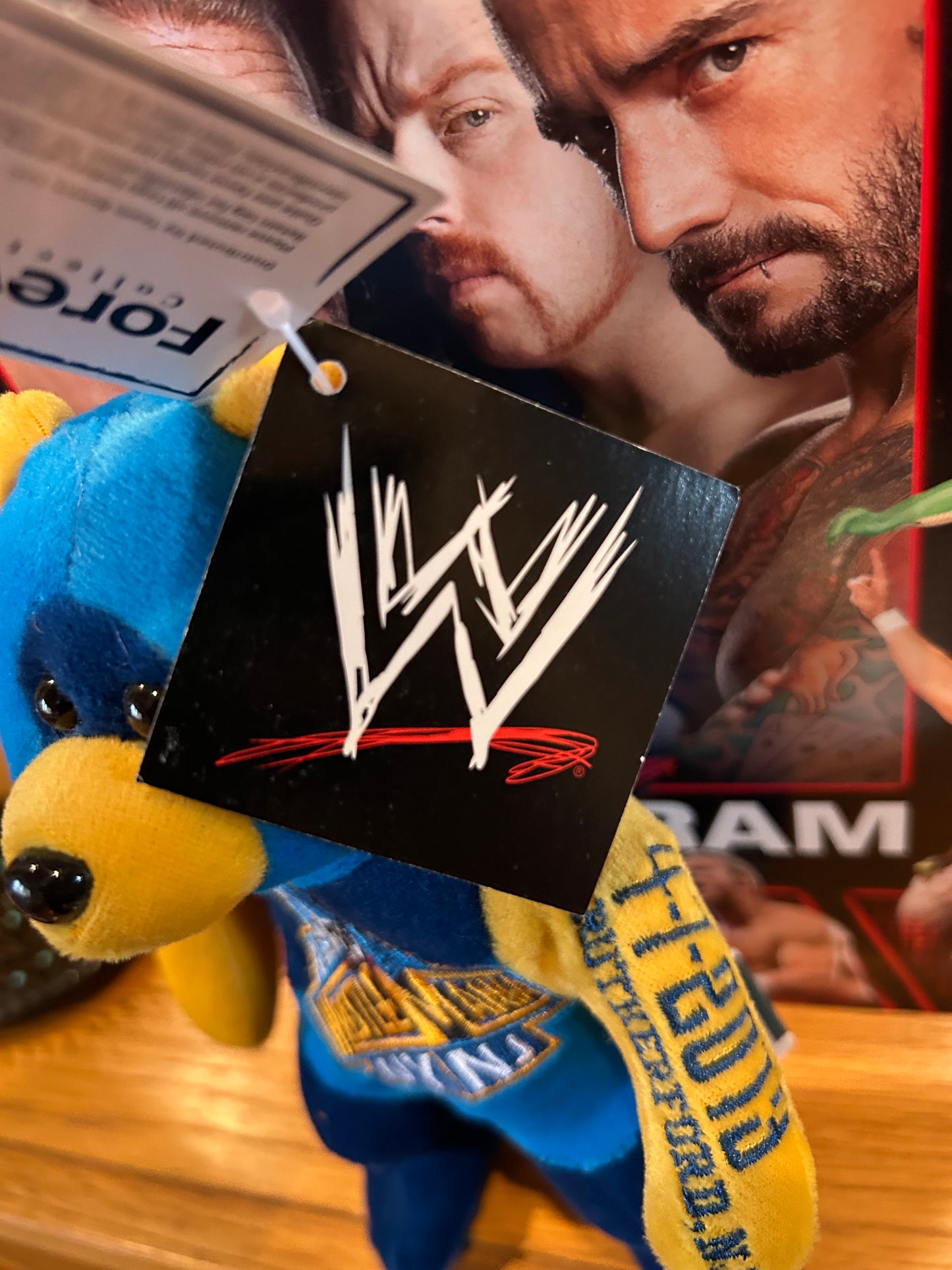 WWE Wrestlemania 29 Collectible Bear with Tag