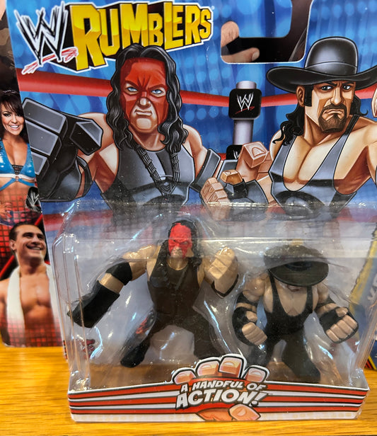 WWE Mattel Rumblers Kane & Undertaker Action Figures