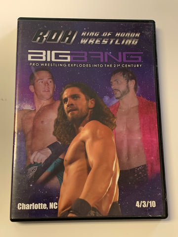 ROH Ring of Honor DVD “Big Bang” 4/3/10 Black Stron Aries Briscoes