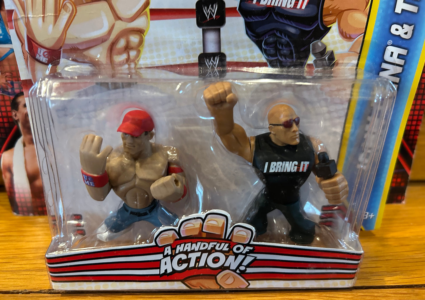 WWE Mattel Rumblers John Cena & The Rock Action Figures