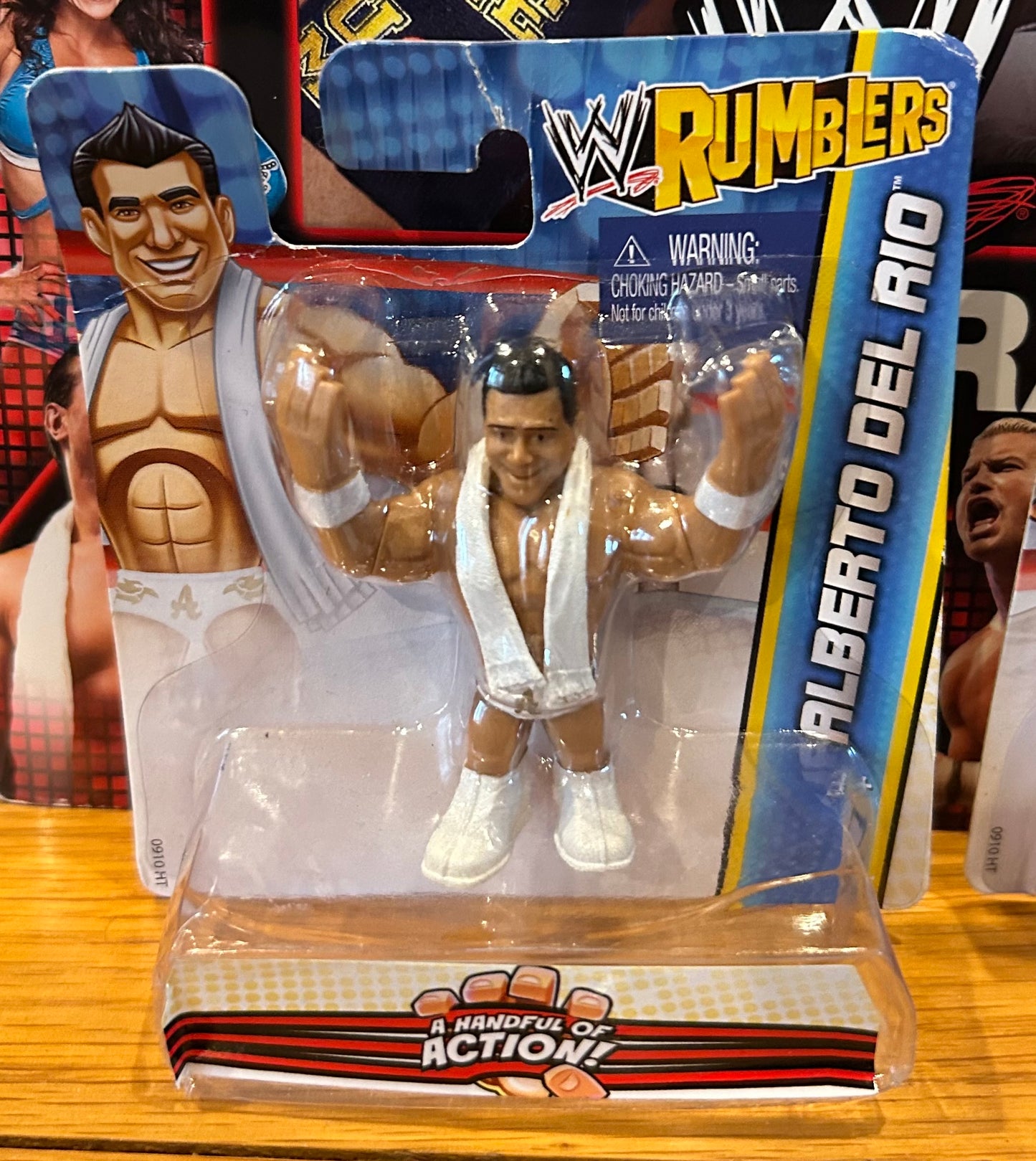 WWE Mattel Rumblers Lot (4) (Cena, Del Rio, orton & Mysterio)