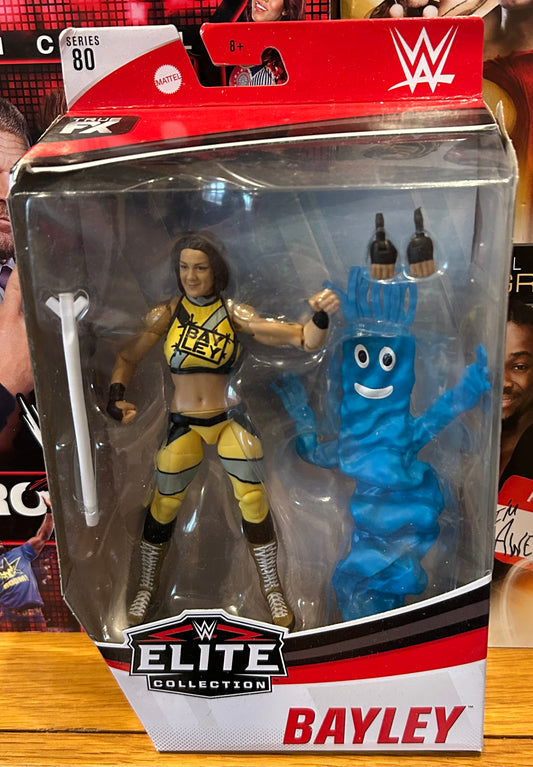 * Bayley WWE Mattel Elite Action Figure (Sealed, Never Opened)