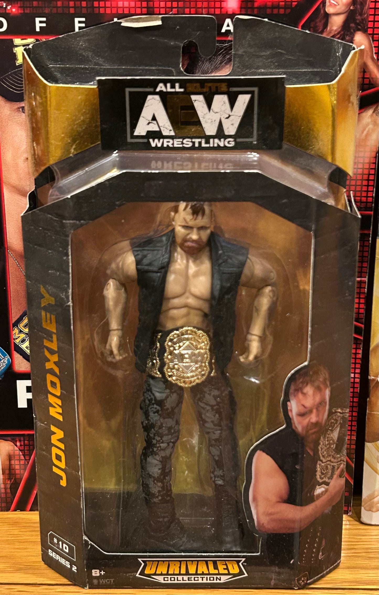 * Jon Moxley AEW Unrivaled Series 2 Action Figure (Sealed, Never Opened)