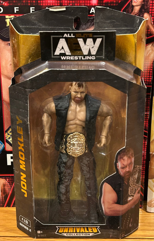 * Jon Moxley AEW Unrivaled Series 2 Action Figure (Sealed, Never Opened)