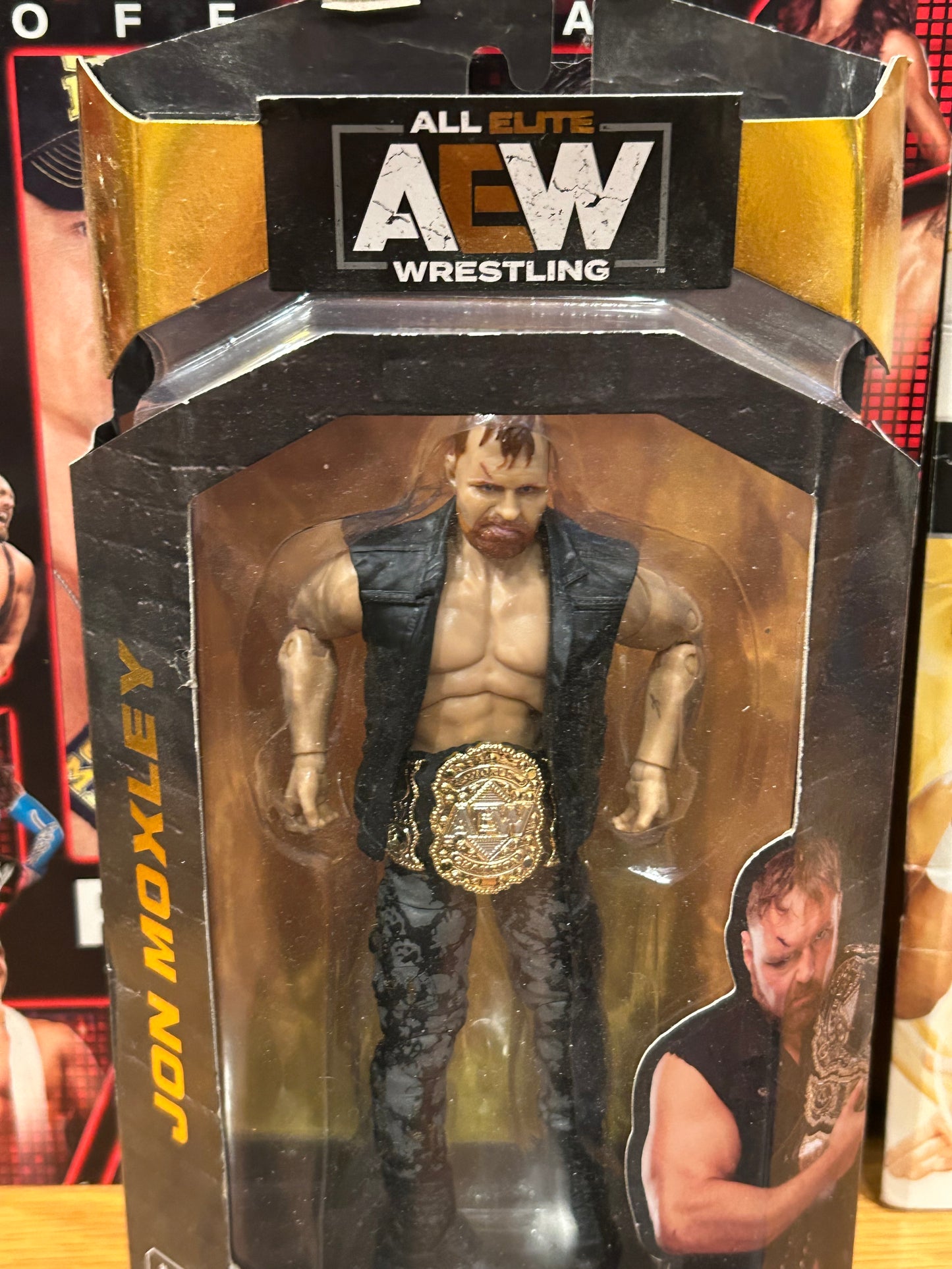 * Jon Moxley AEW Unrivaled Series 2 Action Figure (Sealed, Never Opened)