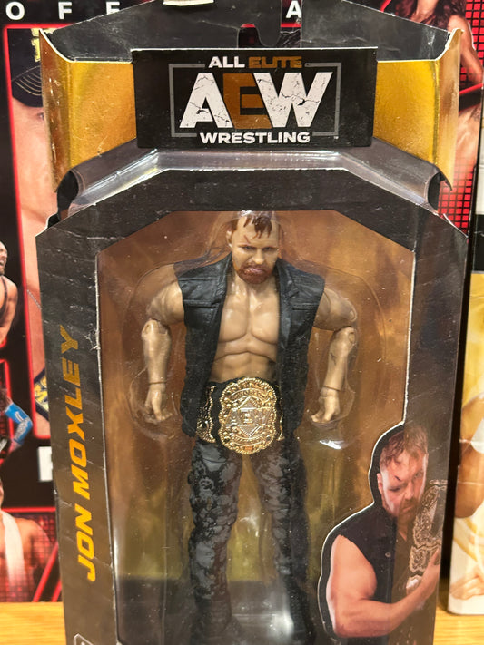 * Jon Moxley AEW Unrivaled Series 2 Action Figure (Sealed, Never Opened)