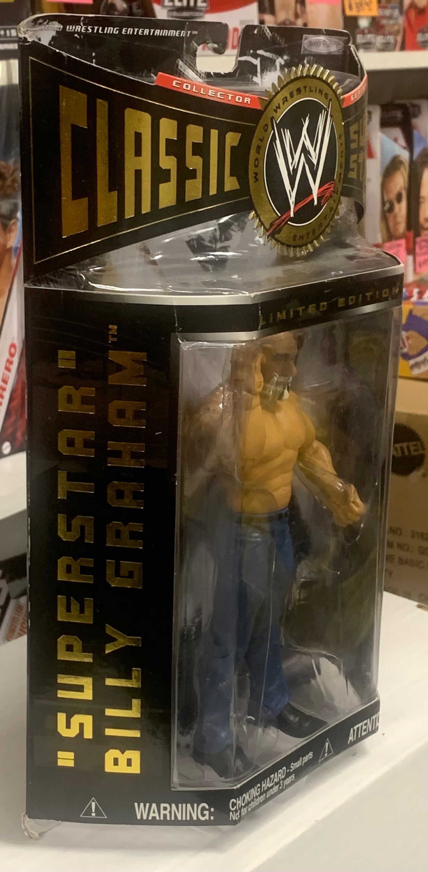 Superstar Billy Graham WWE Jakks Classic Superstars LIMITED EDITION Action Figure