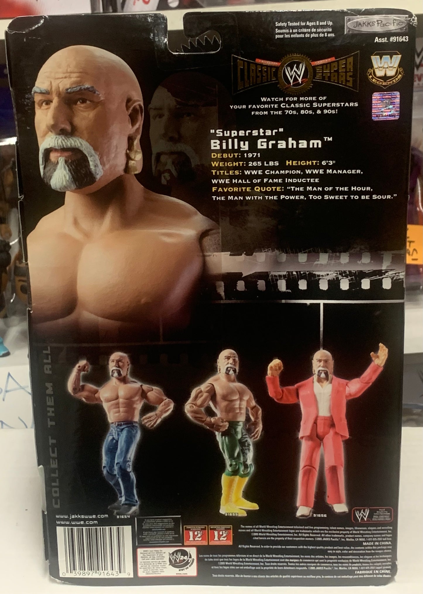 Superstar Billy Graham WWE Jakks Classic Superstars LIMITED EDITION Action Figure