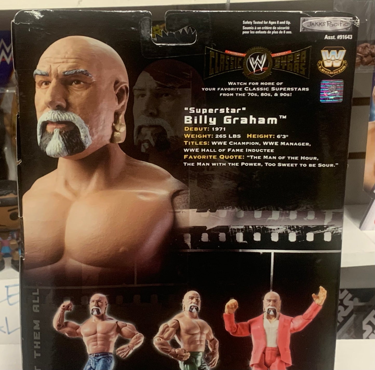 Superstar Billy Graham WWE Jakks Classic Superstars LIMITED EDITION Action Figure