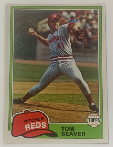 Tom Seaver 1981 Topps Baseball Card REDS