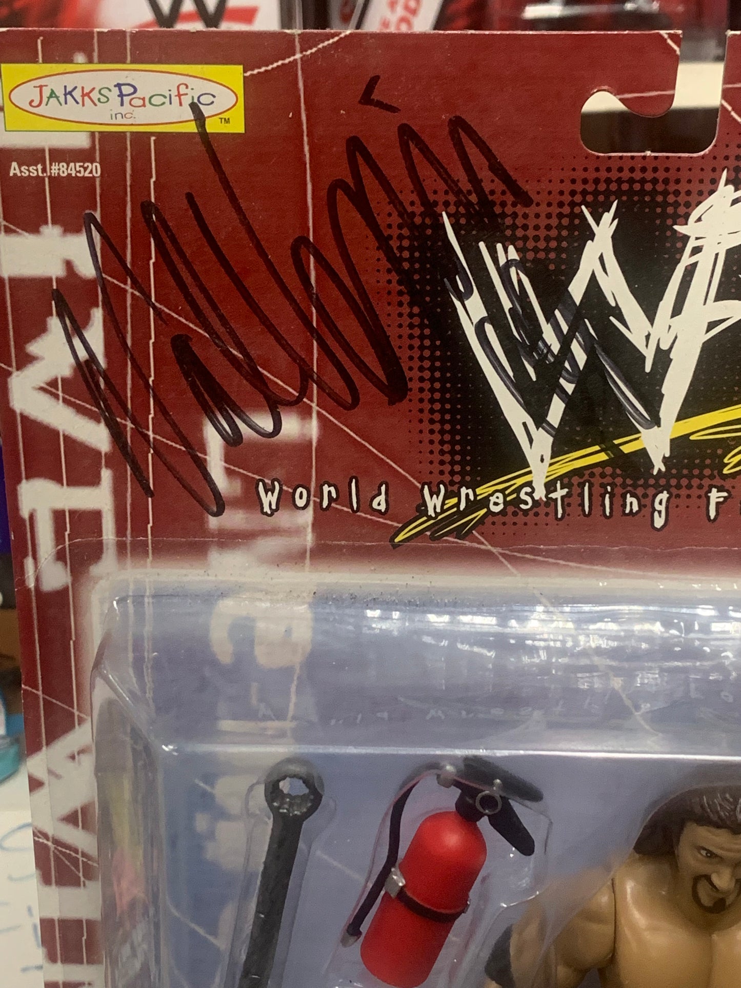 Val Venis SIGNED WWF Jakks “Live Wire 2” Action Figure COA