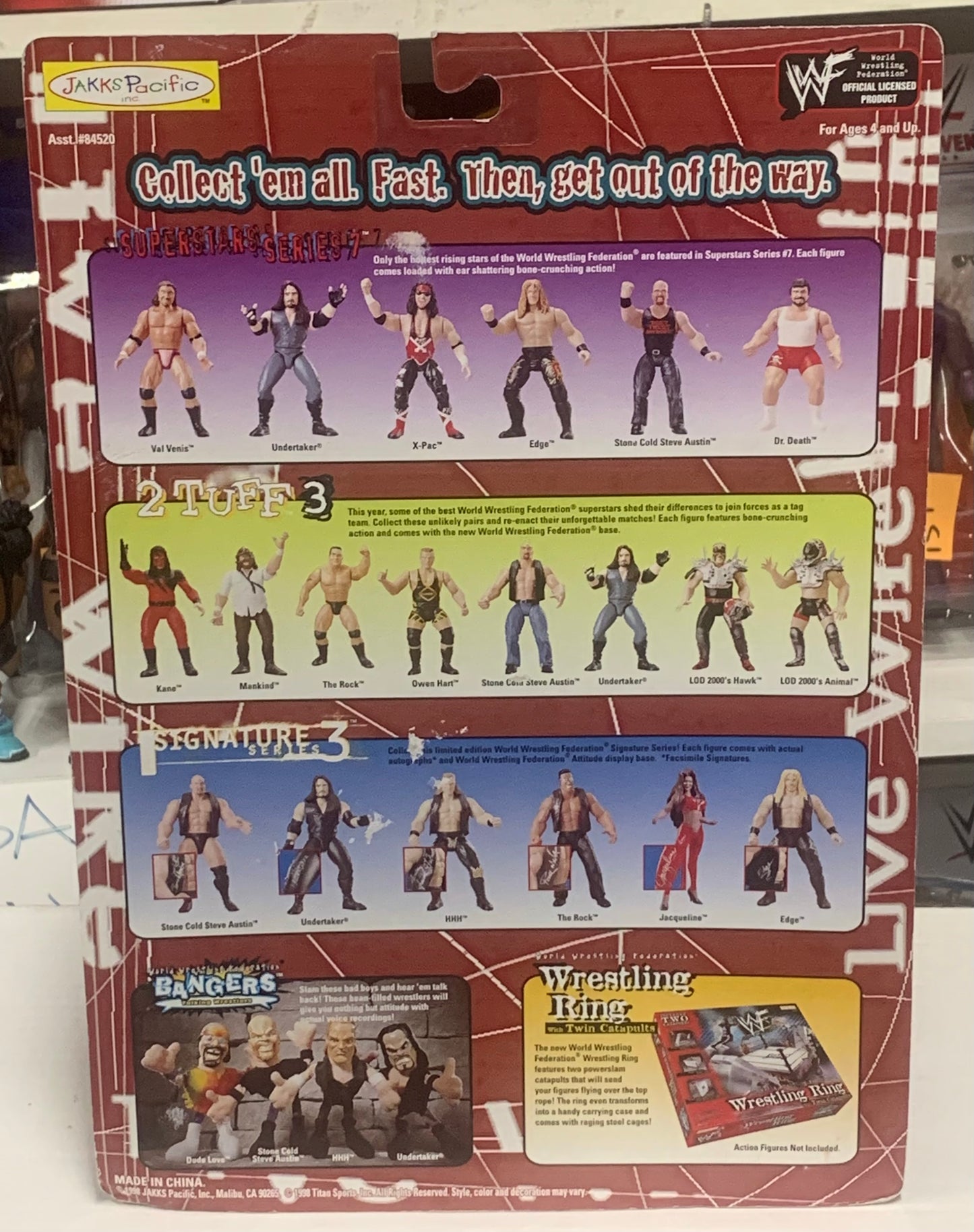 Val Venis SIGNED WWF Jakks “Live Wire 2” Action Figure COA