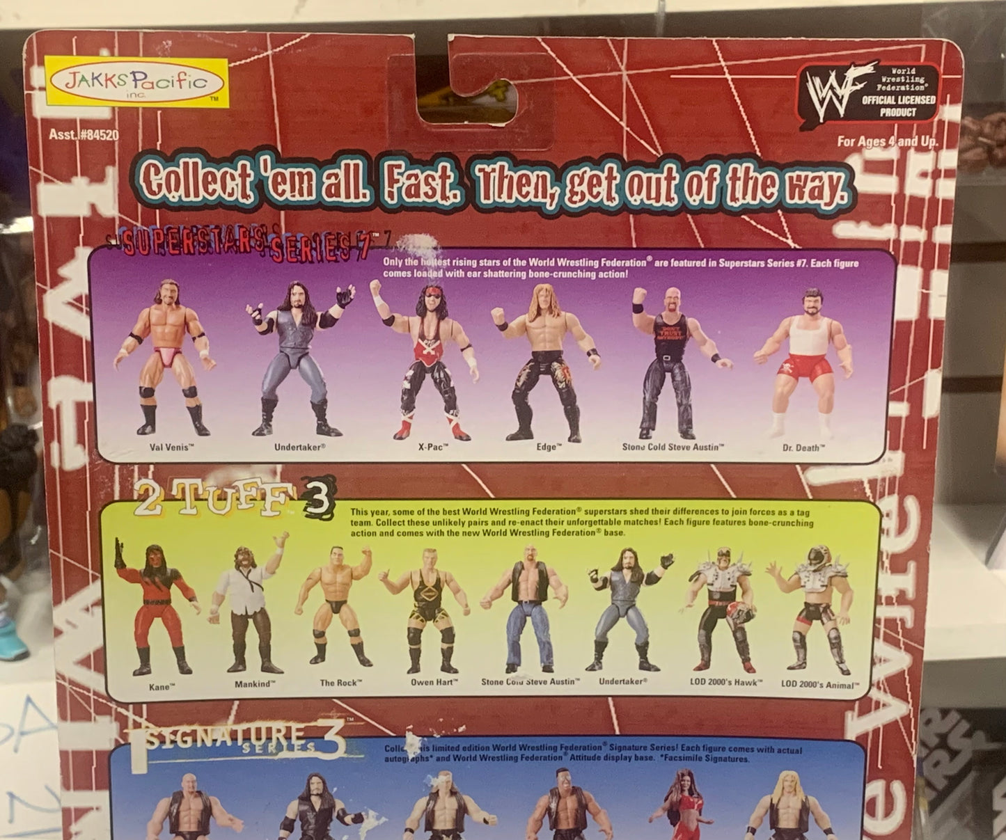 Val Venis SIGNED WWF Jakks “Live Wire 2” Action Figure COA