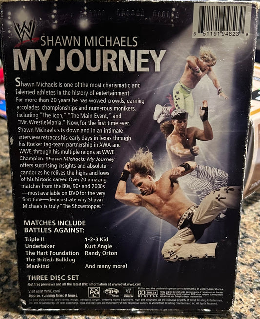 * “WWE Shawn Michaels, My Journey”DVD (3-Disc set)