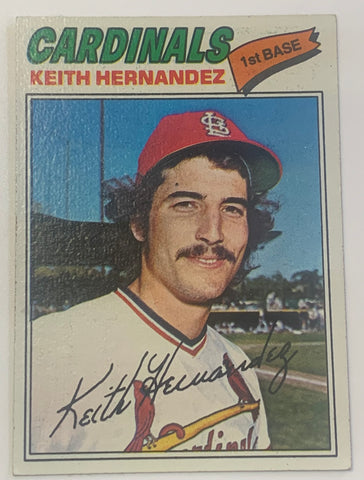 Keith Hernandez 1977 Topps Baseball Card CARDINALS V2