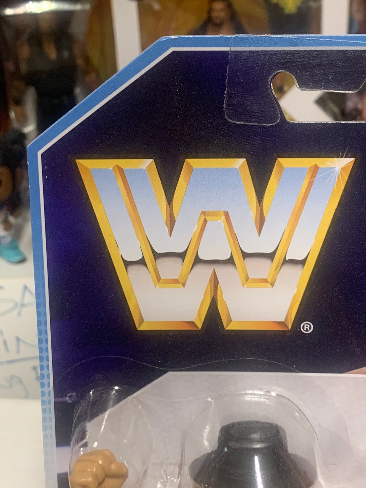 Cowboy Bob Orton SIGNED WWE Mattel Retro Action Figure COA