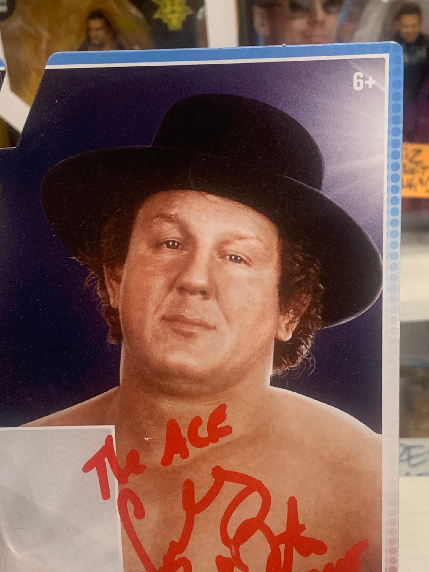 Cowboy Bob Orton SIGNED WWE Mattel Retro Action Figure COA