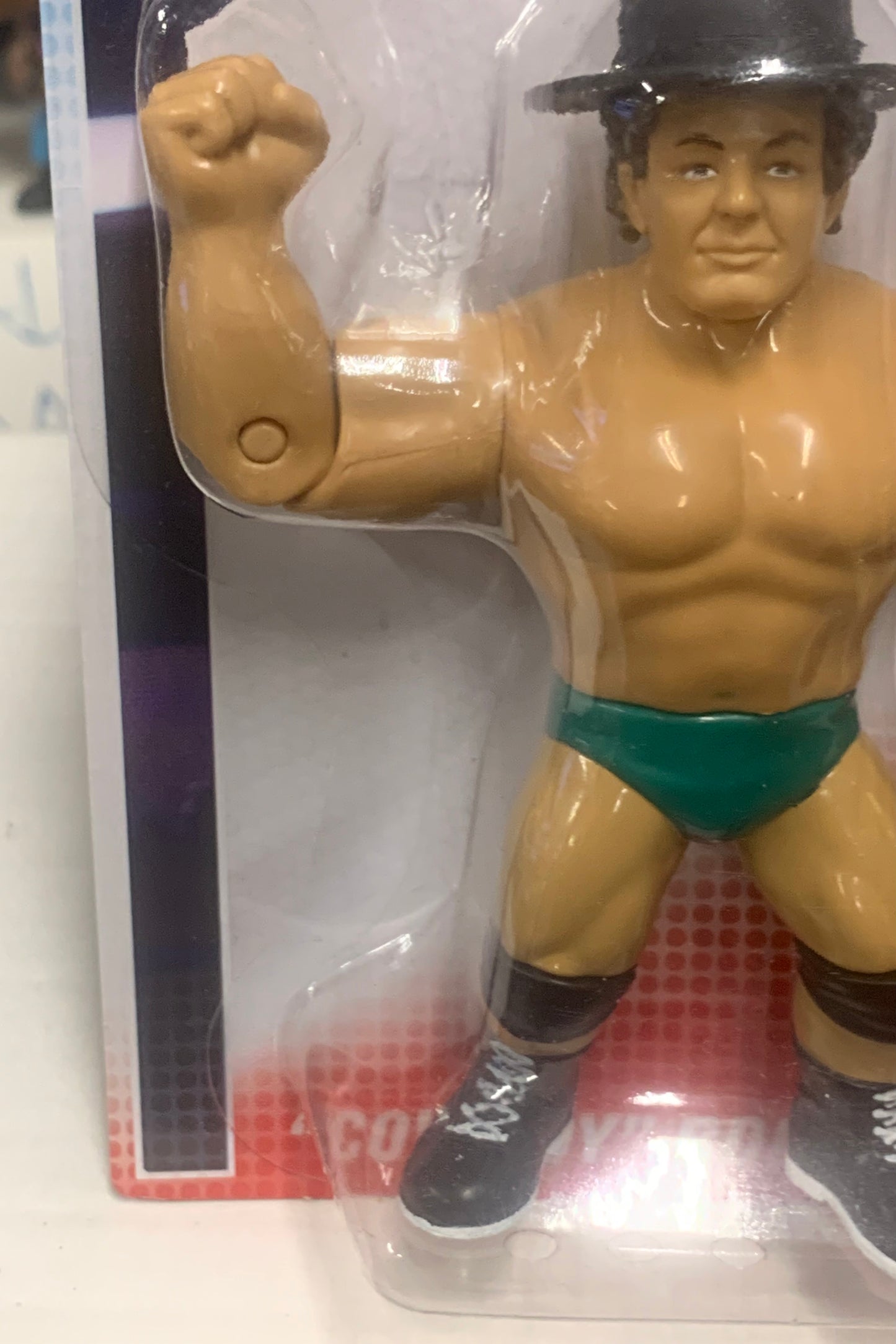 Cowboy Bob Orton SIGNED WWE Mattel Retro Action Figure COA