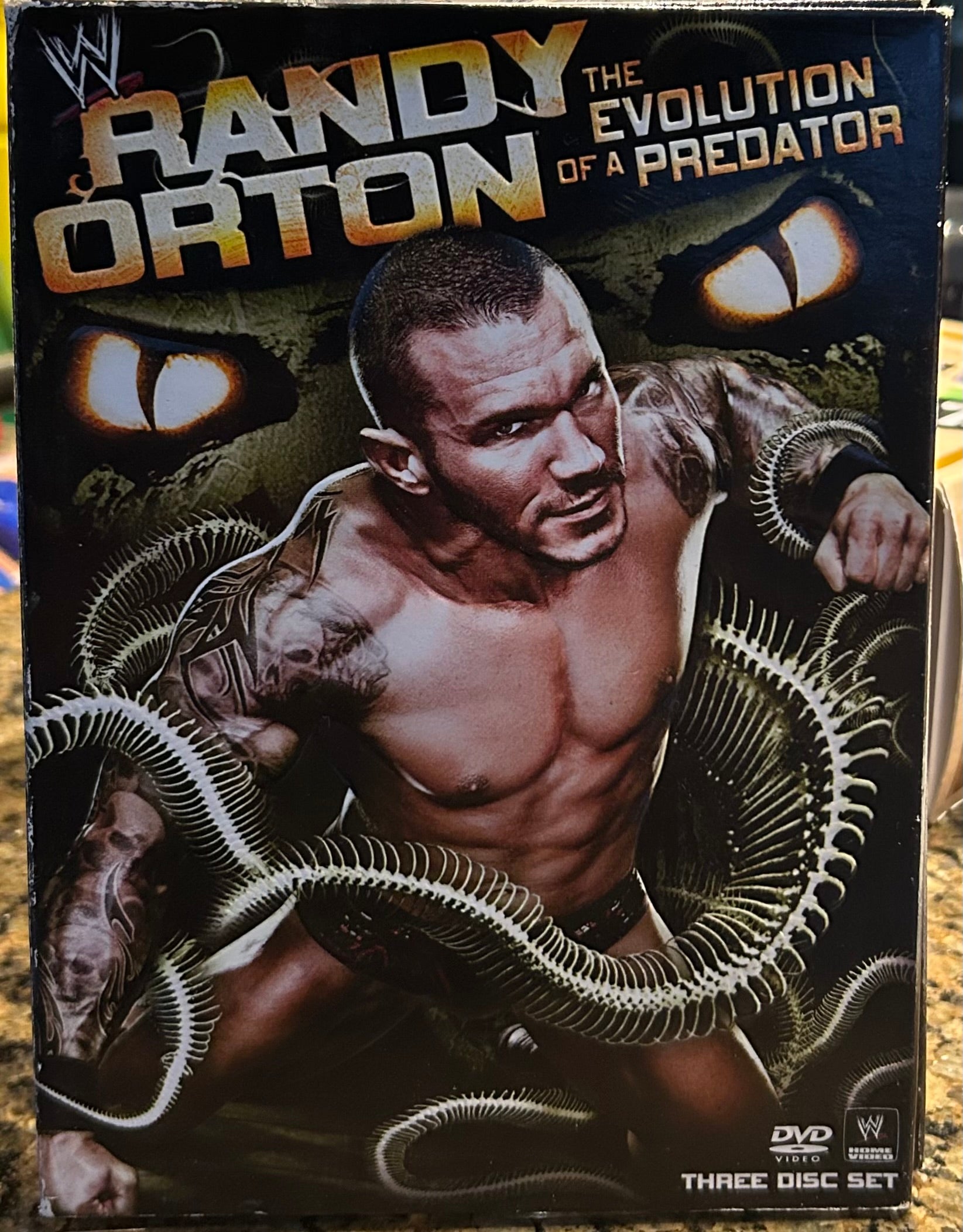 WWE “Randy Orton, The Evolution of a Predator” DVD (3-Disc set